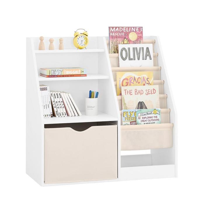 2dekans | SoBuy KMB119-W Montessori Kinderboekenkast 3, Huis en Inrichting, Kasten | Boekenkasten, Ophalen of Verzenden