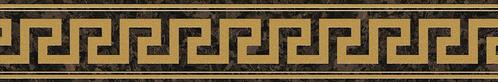 VERSACE Greca Moka/Oro Sobbiato 9.8x60 DECORTEGEL /, Doe-het-zelf en Bouw, Tegels, Ophalen of Verzenden