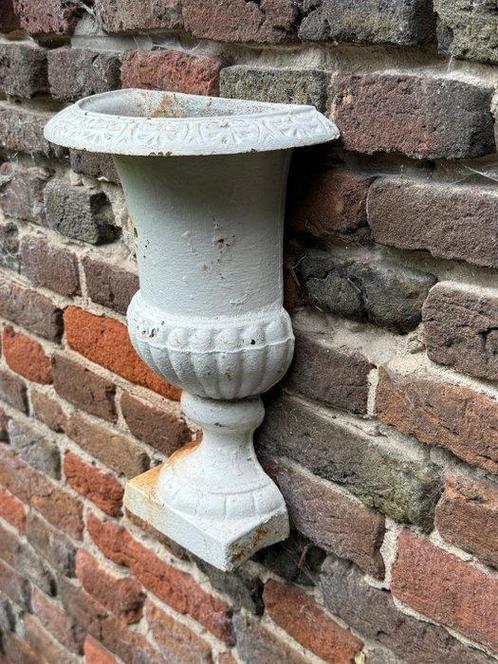 Rustieke halve Campana vaas 3,90 kilo - Vase - Fonte, Antiek en Kunst, Curiosa en Brocante