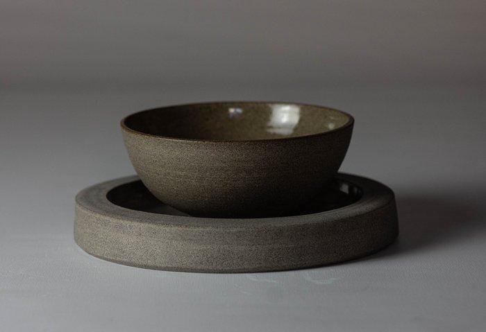 corticmceramics - Martina Corti - Plat (2) - Grès - ensemble, Antiquités & Art, Art | Objets design