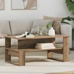 vidaXL Salontafel Artisan Eiken 90 x 50 x 40 cm Bewerkt hout, Huis en Inrichting, Tafels | Salontafels, Verzenden, Nieuw