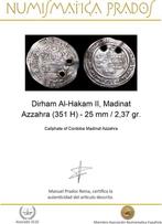 Al-Andalus. Al-Hakam II. Dirham Madinat Azzahra (351 H)