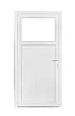Deur wit 1/3 glas Basic Plus b98 x h200 cm L, 80 tot 100 cm, Nieuw, Ophalen of Verzenden, Buitendeur