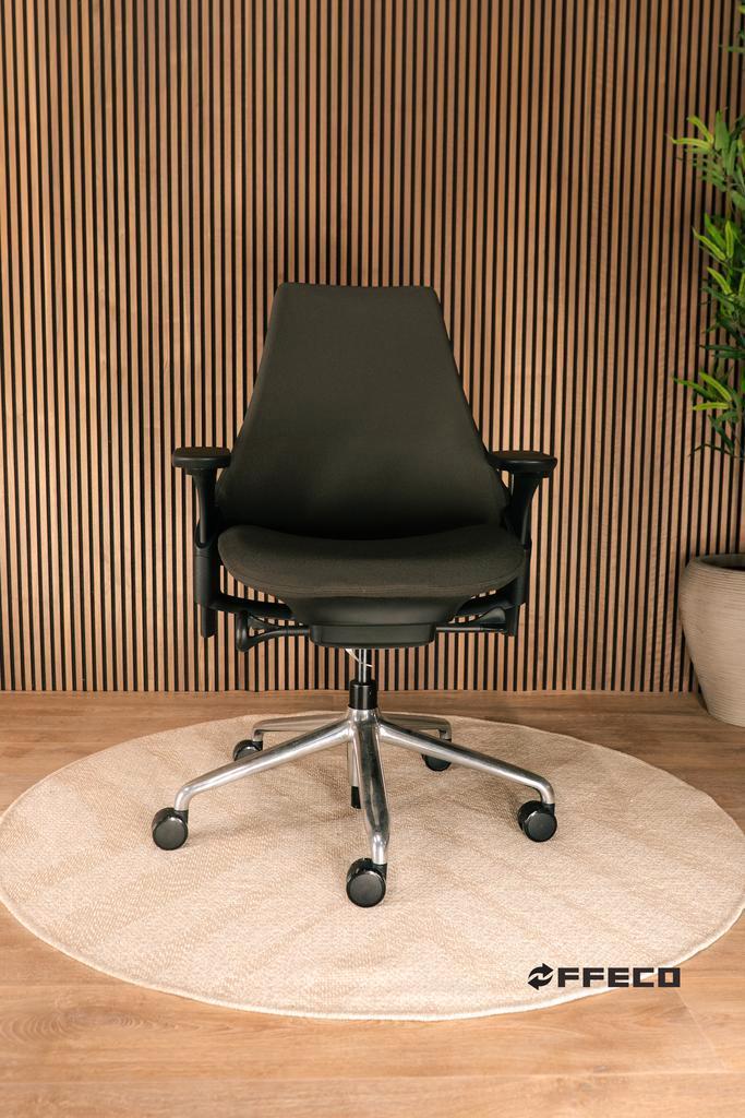 Refurbished Herman Miller Sayl Bureaustoel - Graphite, Huis en Inrichting, Bureaustoelen, Bureaustoel, Zwart, Zo goed als nieuw
