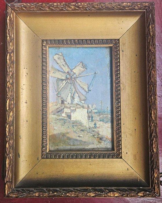 Spanish school (XIX), signed Sanchez - Mills, Antiek en Kunst, Kunst | Schilderijen | Klassiek