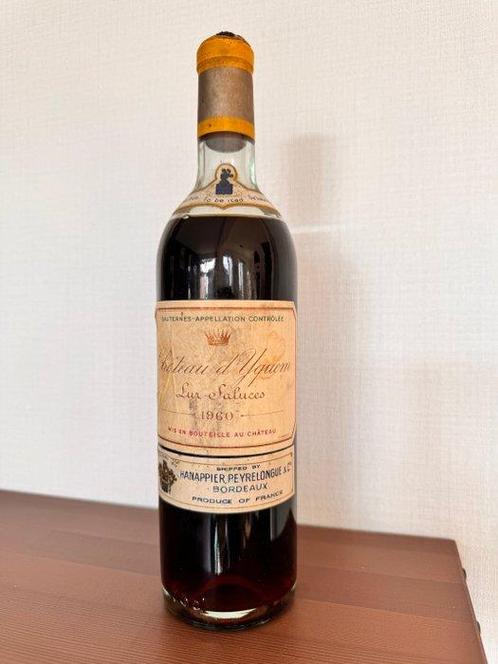 1960 Château dYquem - Sauternes 1er Cru Supérieur - 1, Verzamelen, Wijnen