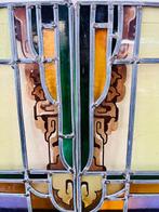 Art Deco Glas-in-loodraam - 1920-1930 - Amsterdamse School, Antiek en Kunst