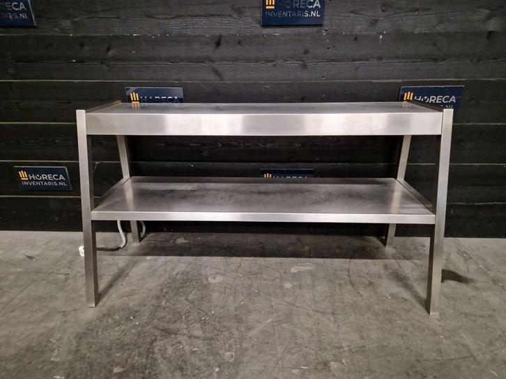 Etagère verwarmd | warmtebrug | 2 niveaus | 122 cm, Zakelijke goederen, Horeca | Meubilair en Inrichting, Gebruikt