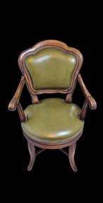 Francesco Molon - Bureaustoel - Hout, Leder - Veneti Luxury