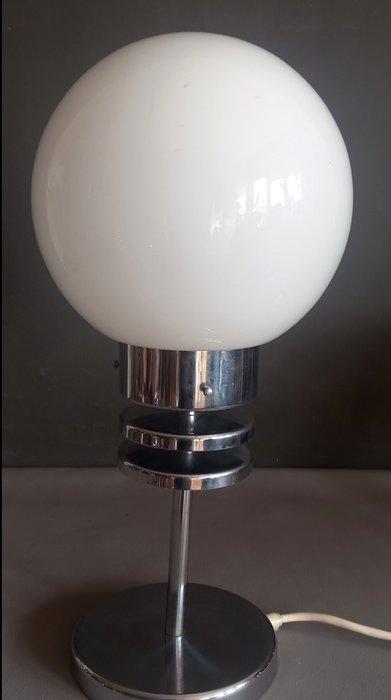 Lampe de table - Chrome - Lampe de table art déco, Antiek en Kunst, Antiek | Verlichting