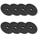 vidaXL Halterschijven 8 st 8x2,5 kg gietijzer, Sport en Fitness, Fitnessmaterialen, Verzenden, Nieuw