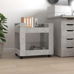 vidaXL Bureaukastje 60x45x60 cm bewerkt hout betongrijs, Verzenden, Nieuw