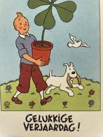 Tintin - Carte postale - Gelukkige verjaardag - 1 Publicité, Boeken, Nieuw