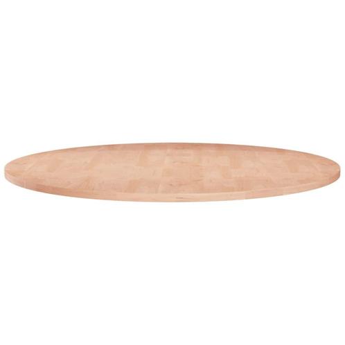 vidaXL Tafelblad rond Ø80x1,5 cm onbehandeld massief, Huis en Inrichting, Tafelonderdelen, Nieuw, Verzenden