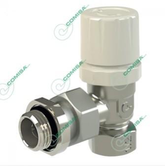 Thermostatische kraan haaks SPR 105 1/2 ijzeren pijp, Doe-het-zelf en Bouw, IJzerwaren en Bevestigingsmiddelen, Ophalen of Verzenden