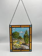 Glas-in-loodraam - 1970-1980 - Glas-in-lood hanger, Antiek en Kunst