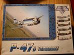 Vintage Fighter Series scala 1/24 - Bouwpakket  - P47D, Nieuw