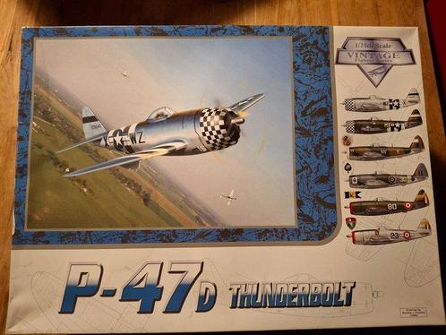 Vintage Fighter Series scala 1/24 - Bouwpakket  - P47D, Kinderen en Baby's, Speelgoed | Overig