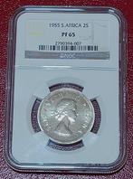 Zuid-Afrika. 2 Shilling 1955 - NGC PF65 - MINTAGE 2,850