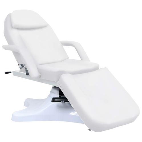 vidaXL Massagetafel 180x62x(86,5-118) cm wit, Sports & Fitness, Produits de massage, Envoi