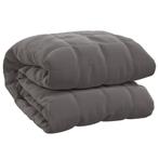 Zware Deken 220x235cm Grijs | Topdeal! | OP=OP -35%, Huis en Inrichting, Slaapkamer | Beddengoed, Verzenden, Deken of Dekbed, Grijs