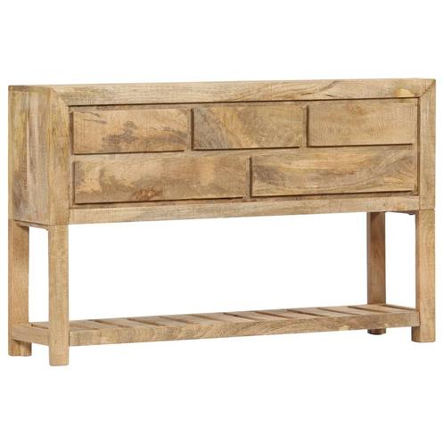 vidaXL Dressoir 120x30x75 cm massief mangohout, Huis en Inrichting, Kasten | Dressoirs, Nieuw, Verzenden