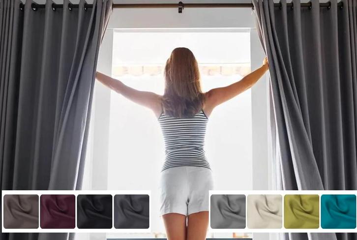 2dekans | Home & Comfort Verduister gordijnen - Donker Taupe, Huis en Inrichting, Stoffering | Gordijnen en Lamellen, Ophalen of Verzenden