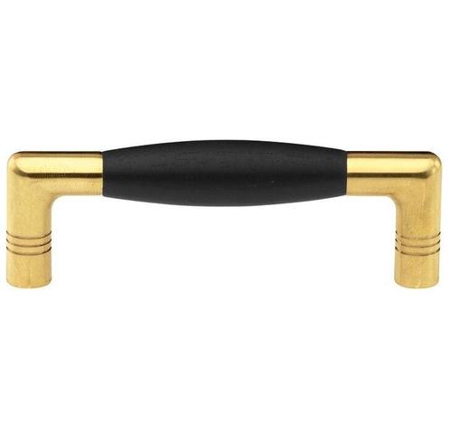 Meubelgreep Ton ebben 96 mm messing gelakt, Doe-het-zelf en Bouw, Deuren en Vliegenramen, Nieuw