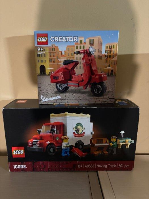 Lego Set - Creator, Icons - Creator Vespa (40517) + Moving, Kinderen en Baby's, Speelgoed | Duplo en Lego