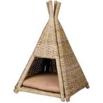 Kattenmand tipi met kussen - 40 x 40 x 70 cm, Verzenden