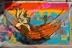 X-Art - Vil Coyote relaxing Pop Art, Antiek en Kunst