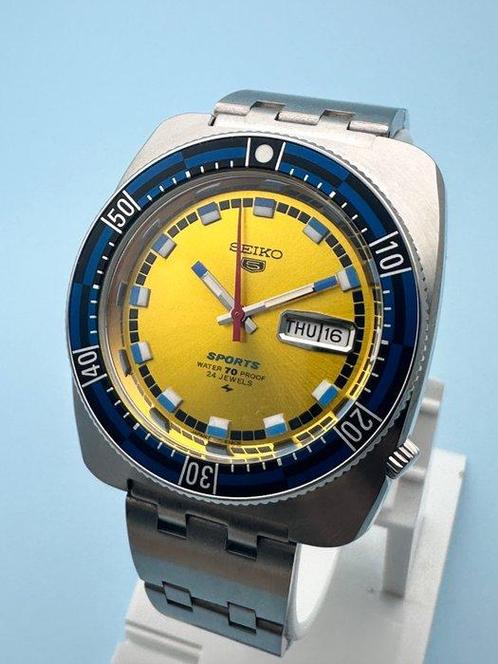 Seiko - Seiko 5 – Cal. 6309 – Custom Case with Rotating, Handtassen en Accessoires, Horloges | Antiek