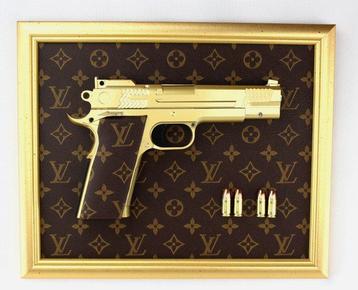 NOOLET - Cadre LV GOLDEN GUN 2025 Signé NOOLET NO RESERVE