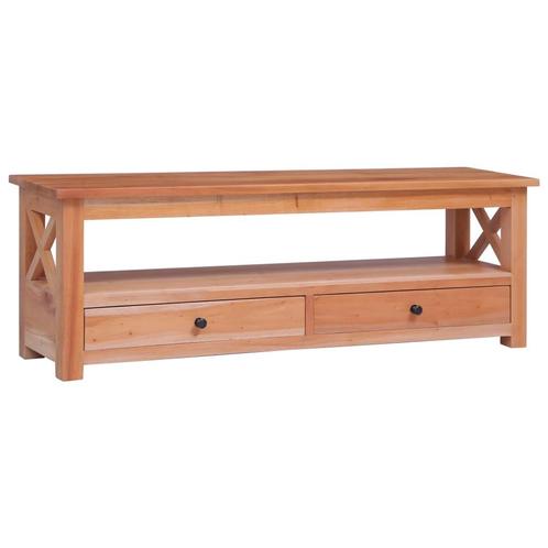 vidaXL Tv-meubel 120x30x40 cm massief mahoniehout, Huis en Inrichting, Kasten |Televisiemeubels, Nieuw, Verzenden