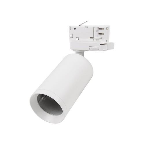 Luxar 3-Fase Railarmatuur GU10 Wit, Huis en Inrichting, Lampen | Plafondlampen, Nieuw, Verzenden