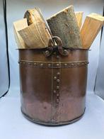 Accessoire de cheminée - Houtbak - Cuivre, Fer forgé - Aker