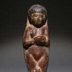 Oud-Egyptisch Terracotta Concubine figuur. 10cm H.  (Zonder