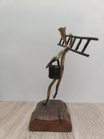 Yves Lohe (1947) - sculptuur, Sculpture en bronze et fer