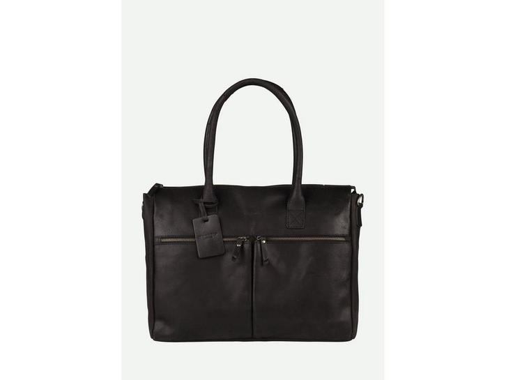 BURKELY Valerie - Laptoptas 15.6 - Stevig leer met, Huis en Inrichting, Woonaccessoires | Overige, Zo goed als nieuw, Verzenden