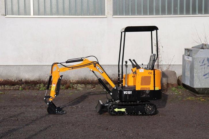 Veiling: Minigraver Vicsec VC15-Y Benzine 2025 Nieuw, Zakelijke goederen, Machines en Bouw | Kranen en Graafmachines, Ophalen