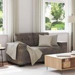 vidaXL Loveseat met kussen Donkergrijs Kunstleer, Huis en Inrichting, Verzenden, Nieuw