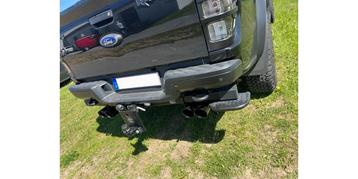 FOX Ford Raptor - dubbele cabine einddemper uitgang rechts/l