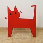 José Soler Art - The Cat KH. Red - No Reserve, Antiek en Kunst, Kunst | Schilderijen | Modern