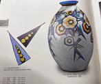 Keramis Boch - Charles Catteau - Vase - Vase ovoïde à col, Antiek en Kunst