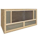 vidaXL Terrarium 80x40x40 cm bewerkt hout, Dieren en Toebehoren, Verzenden, Nieuw