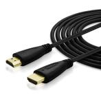 HDMI kabel 2m 2 meter gold plated male-male high speed Full, Informatique & Logiciels, Enceintes Pc, Verzenden