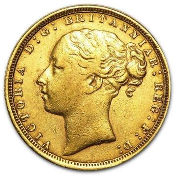 Royaume-Uni. British Gold Sovereign Queen Victoria Young