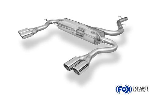 FOX Seat Altea XL 5P - 4x4 Freetrack einddemper dwarsuitlaat, Auto-onderdelen, Uitlaatsystemen, Nieuw, Verzenden