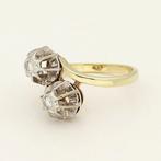 Ring - 14 karaat Geel goud Diamant (Natuurlijk)