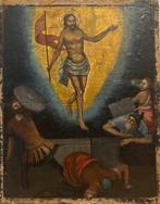 Russische school (XVIII) - Resurrezione di Cristo, Antiek en Kunst, Kunst | Schilderijen | Klassiek